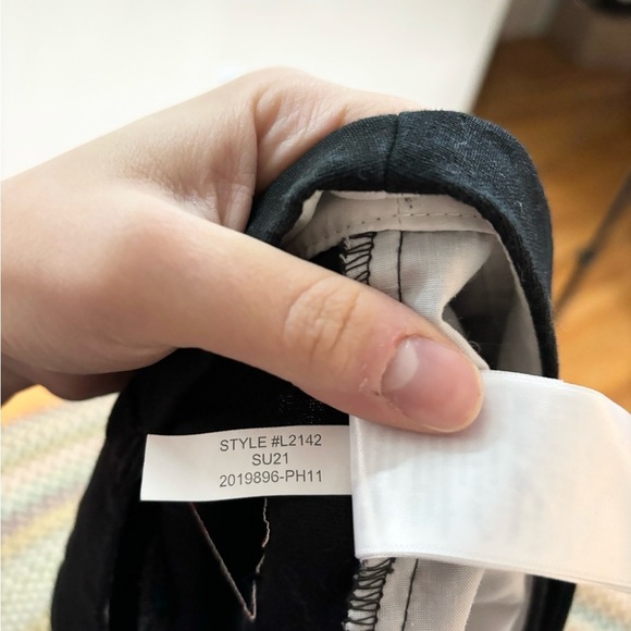 J crew linen cotton scallop shorts size 6 black - Picture 9 of 9